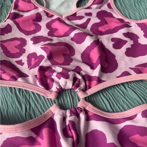 Pink Heart Patterned Two-Piece Set - Picture 2 of 3